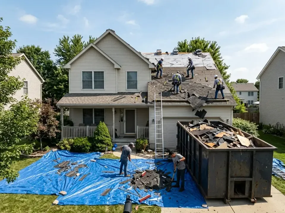 roof-replacement-debris-remova-004 — frequently asked questions, Cheapest Dumpster Rentals in Winthrop Harbor, IL